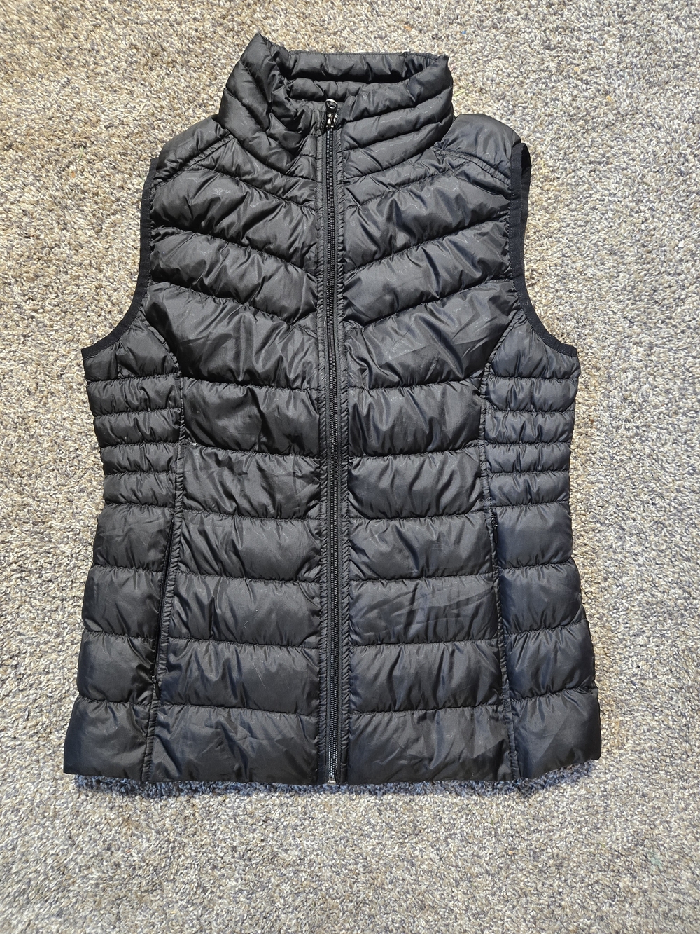 Source Unknown Black Quilted Puffer Vest